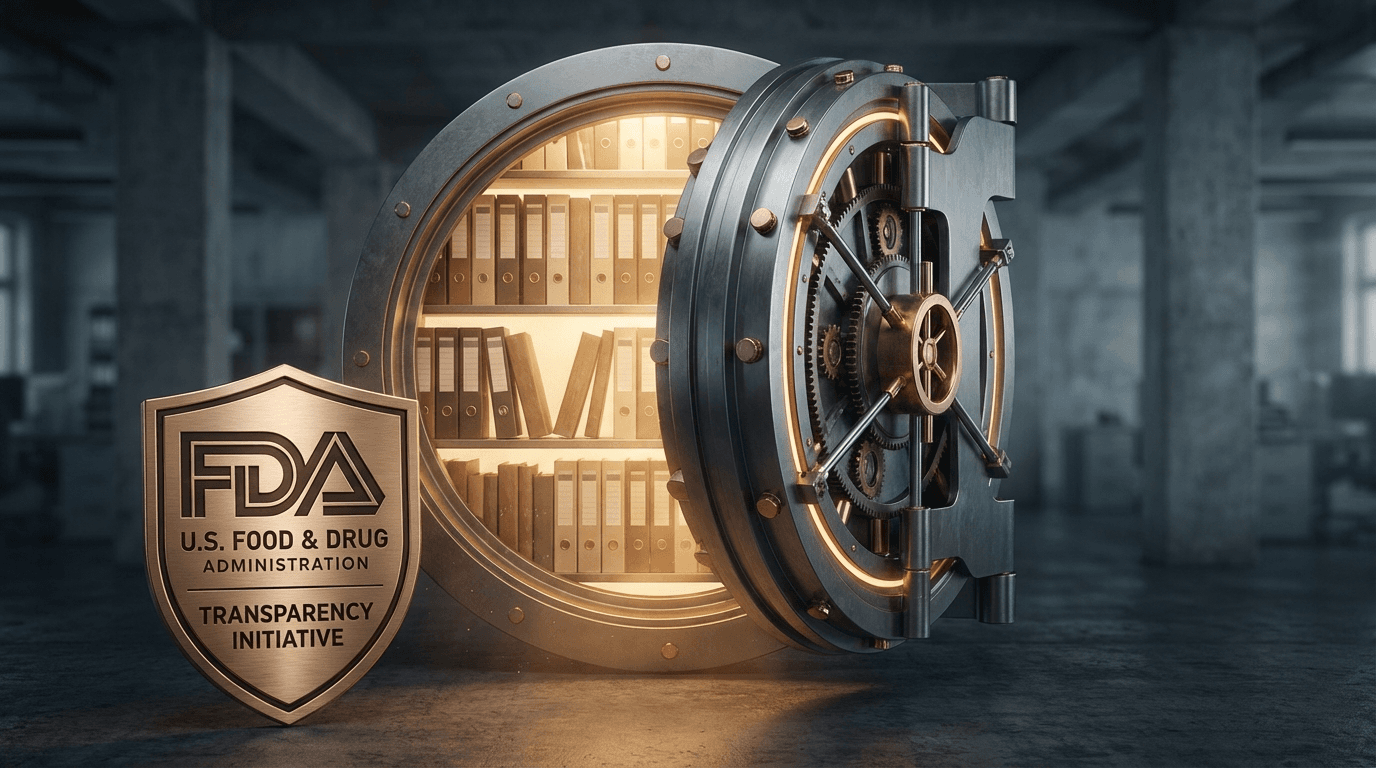 FDA transparency vault internal audit reports now inspectable